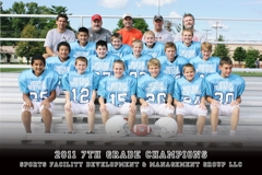 7th Grade Champions - Sports Facility Development & Management Group LLC