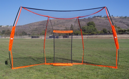 Bownet's portable backstop