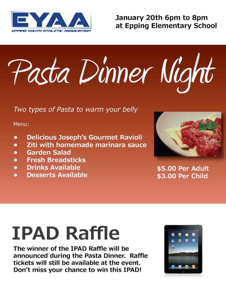 Pasta Dinner Night
