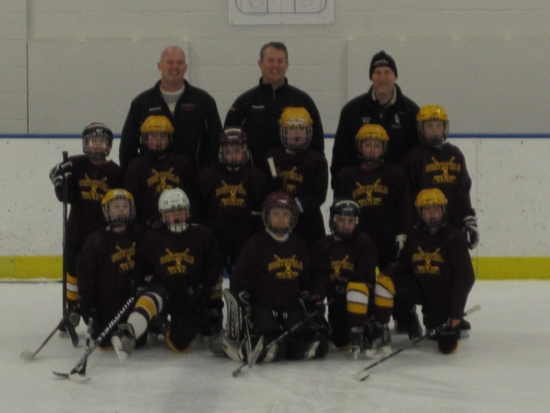 Sr Mite Maroon team picture